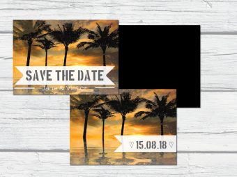 zelf ontwerpen save the date trouwkaart